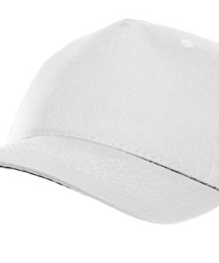 Gorra de gabardina blanca
