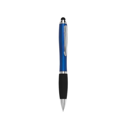 Bolígrafo plástico touch azul