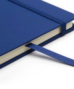 Cuaderno plan A5 azul detalle