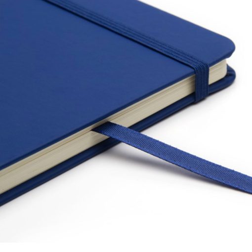Cuaderno plan A5 azul detalle