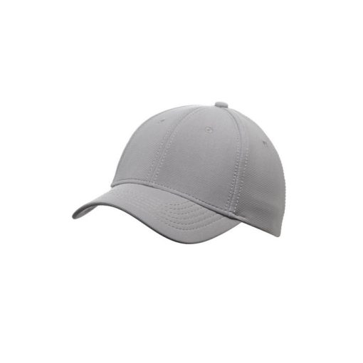 Gorra gris de microfibra