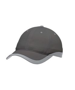 Gorra de microfibra gris