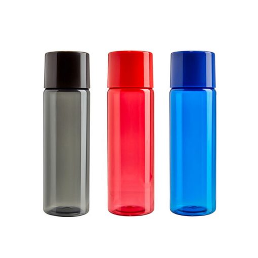 Botella plástica de colores